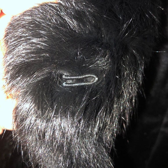 Real rabbit fur full length Coat - Picture 7 of 10